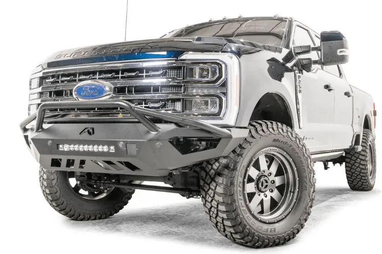 Fab Fours Fs23-V5952-1 Ford F250/F350 Superduty 2023 Vengeance Front Bumper With Pre-Runner Guard 1