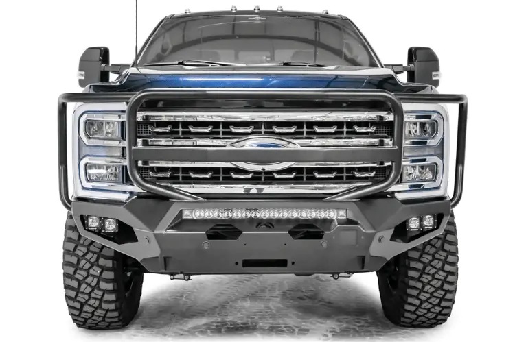 Fab Fours Fs23-X5950-1 Ford F250/F350 Superduty 2023-2025 Matrix Front Bumper Winch Ready Full Guard 1