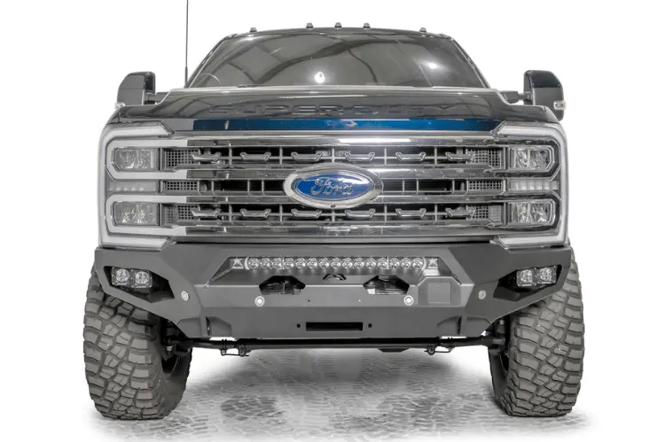 Fab Fours Fs23-X5951-1 Ford F250/F350 Superduty 2023-2025 Matrix Front Bumper Winch Ready No Guard 1