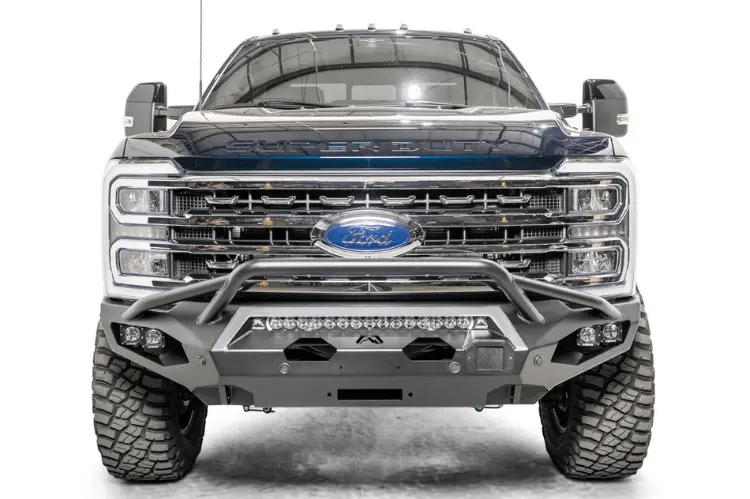 Fab Fours Fs23-X5952-1 Ford F250/F350 Superduty 2023-2025 Matrix Front Bumper Winch Ready Pre-Runner Guard 1