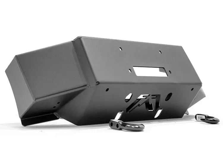 Fab Fours Fs17-N4161-1 Ford F450/F550 Superduty 2017-2020 Winch Mount Front Bumper No Guard 1