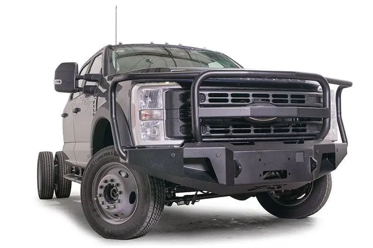 Fab Fours Fs23-A5960-1 Ford F450/F550 Superduty 2023-2025 New Premium Front Bumper Winch Ready With Full Guard 2