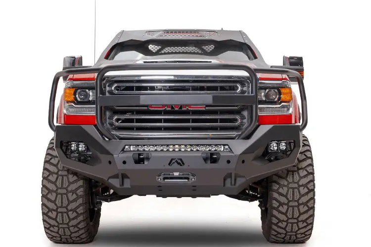 Fab Fours Gm20-X5050-1 Gmc Sierra 2500/3500 2020-2023 Matrix Front Bumper Winch Ready Full Guard 1