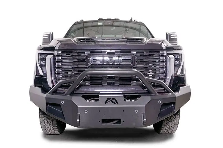 Fab Fours Gm24-A6252-1 Gmc Sierra 2500/3500 2024-2026 New Premium Front Bumper Winch Ready With Pre-Runner Guard 1