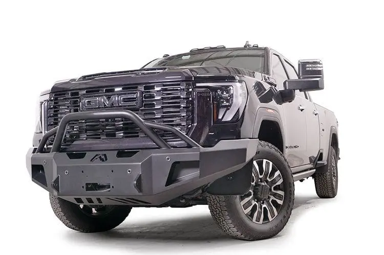 Fab Fours Gm24-A6252-1 Gmc Sierra 2500/3500 2024-2026 New Premium Front Bumper Winch Ready With Pre-Runner Guard 2