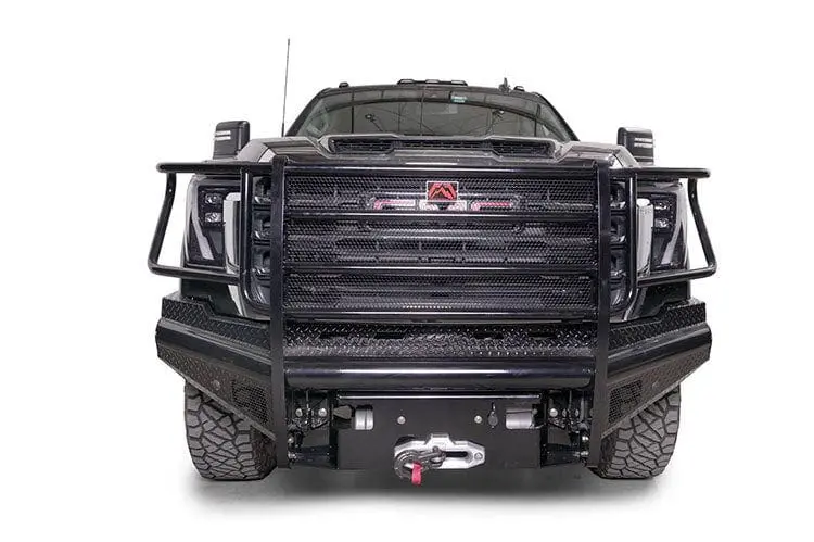 Fab Fours Gm24-S6260-1 Gmc Sierra 2500/3500 2024-2025 Black Steel Front Bumper With Full Guard 1