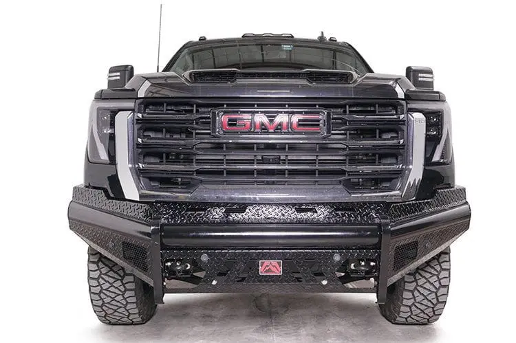 Fab Fours Gm24-S6261-1 Gmc Sierra 2500/3500 2024-2025 Black Steel Front Bumper With No Guard 1