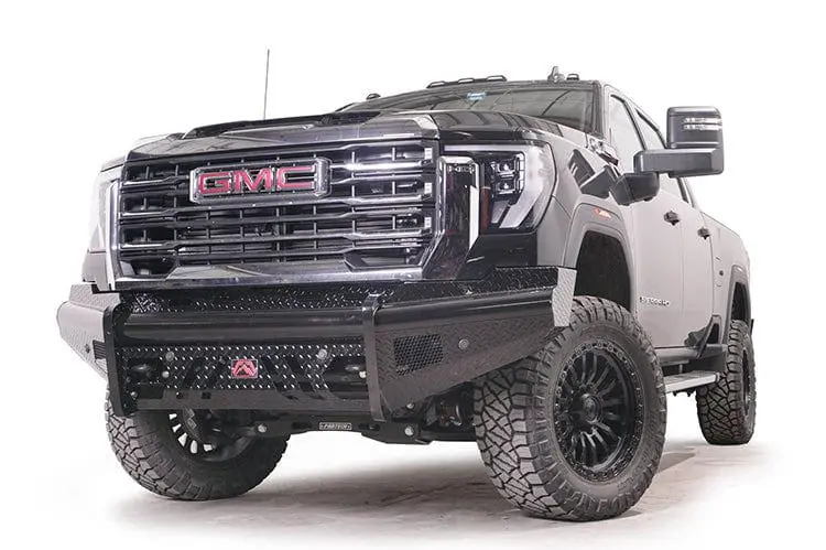 Fab Fours Gm24-S6261-1 Gmc Sierra 2500/3500 2024-2025 Black Steel Front Bumper With No Guard 2