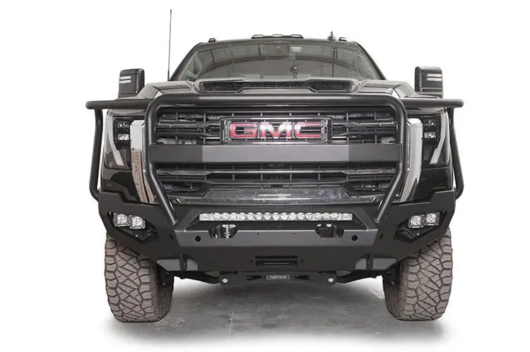 Fab Fours Gm24-X6250-1 Gmc Sierra 2500/3500 2024-2025 Matrix Front Bumper Winch Ready Full Guard 1