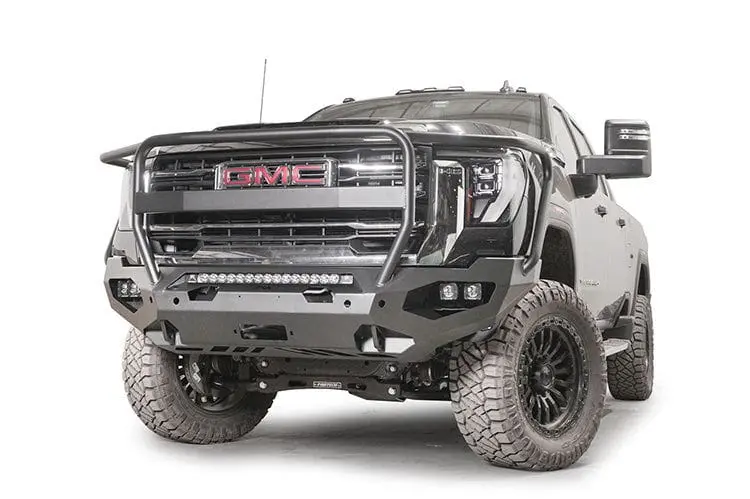 Fab Fours Gm24-X6250-1 Gmc Sierra 2500/3500 2024-2025 Matrix Front Bumper Winch Ready Full Guard 2