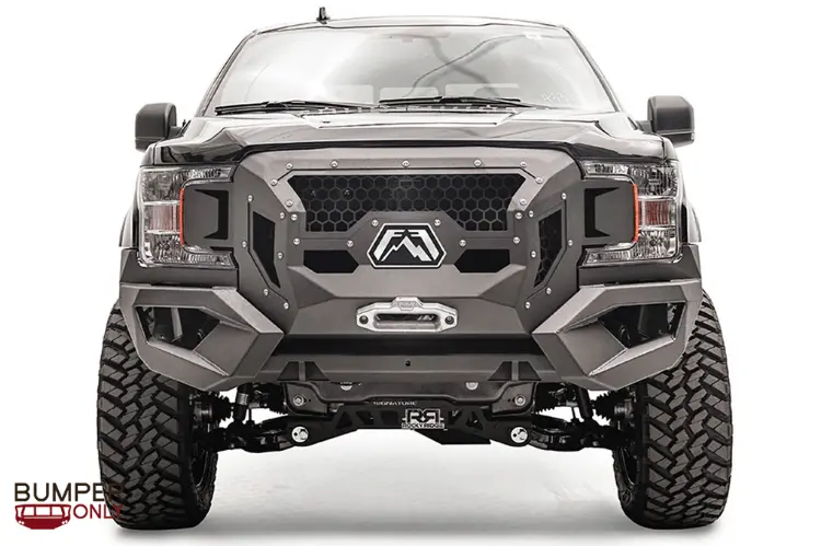 Fab Fours Gr4500-1 Ford F150 2018-2020 Grumper Front Bumper Winch Ready 2