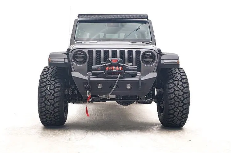 Fab Fours Jl18-B4751-1 Jeep Gladiator 2018-2024 Stubby Front Bumper No Guard 1