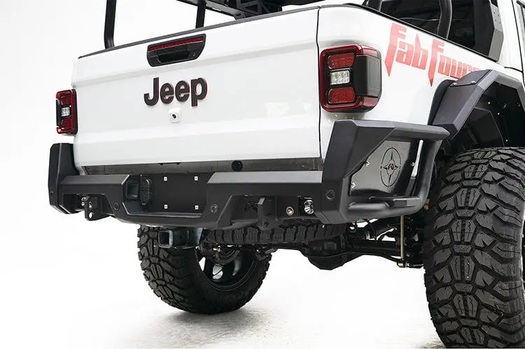 Fab Fours Jt20-Y1950-1 Jeep Gladiator Jt 2020 Rear Bumper Non Winch 1