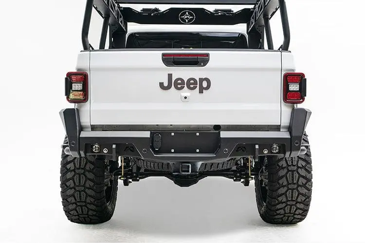 Fab Fours Jt20-Y1950-1 Jeep Gladiator Jt 2020 Rear Bumper Non Winch 2