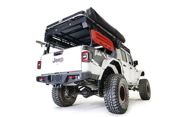 Fab Fours Jt20-Y1952-1 Jeep Gladiator Jt Standard 2020-2025 Premium Rear Bumper Non Winch 1