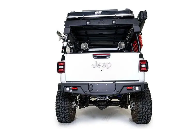 Fab Fours Jt20-Y1952-1 Jeep Gladiator Jt Standard 2020-2025 Premium Rear Bumper Non Winch 2