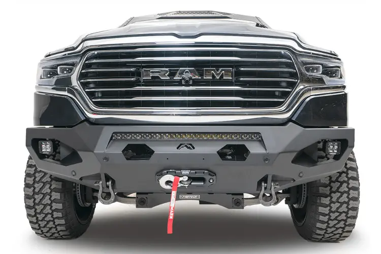 Fab Fours Dr19-X4251-1 Dodge Ram 1500 2019-2025 Matrix Front Bumper Winch Ready No Guard 2