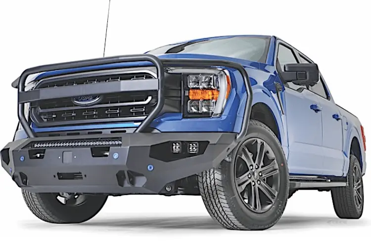 Fab Fours Ff21-X4750-1 Ford F150 2021-2023 Matrix Front Bumper Winch Ready Full Guard 1