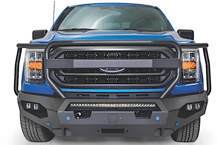 Fab Fours Ff21-X4750-1 Ford F150 2021-2023 Matrix Front Bumper Winch Ready Full Guard 2