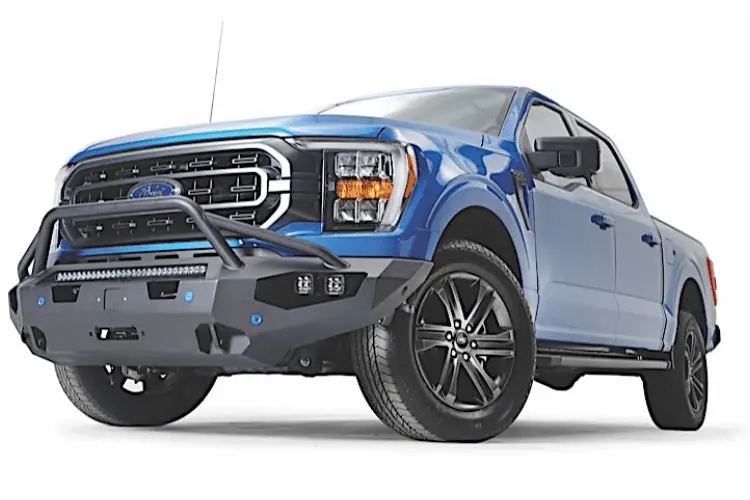 Fab Fours Ff21-X4752-1 Ford F150 2021-2023 Matrix Front Bumper Winch Ready Pre-Runner Guard 2