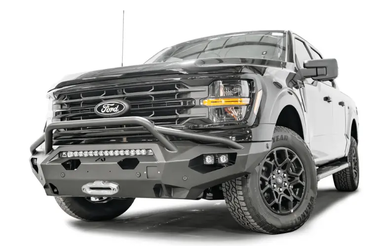 Fab Fours Matrix Front Bumper With Pre Runner Guard Ff24-X6552-1 2024 Ford F150 1