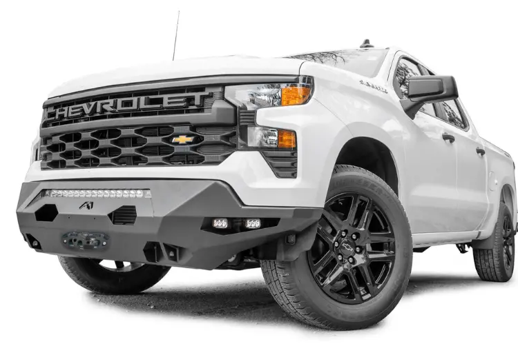 Fab Fours Cs22-X5661-1 Chevy Silverado 1500 2022-2026 Matrix Front Bumper Winch Ready No Guard 1