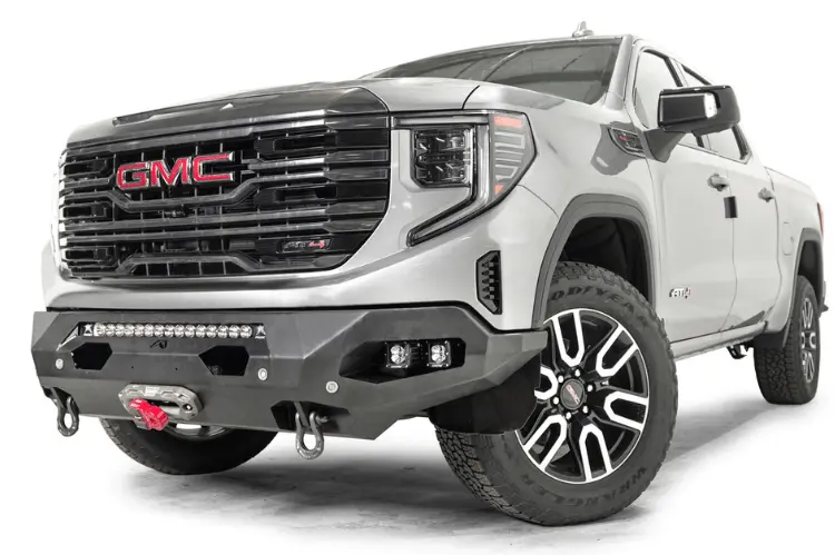 Fab Fours Gs23-X5851-1 Gmc Sierra 1500 2022-2025 Matrix Front Bumper Winch Ready No Guard 1