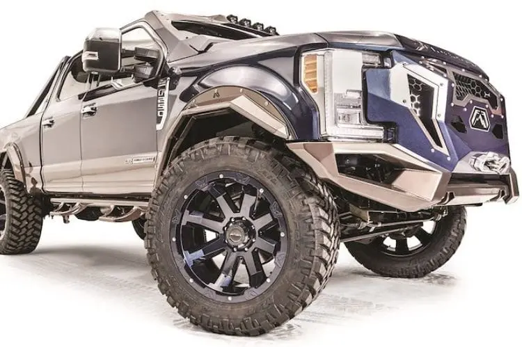 Fab Fours Open Fender System Tf4110-1 2017-2022 Ford F250/F350 Superduty 1