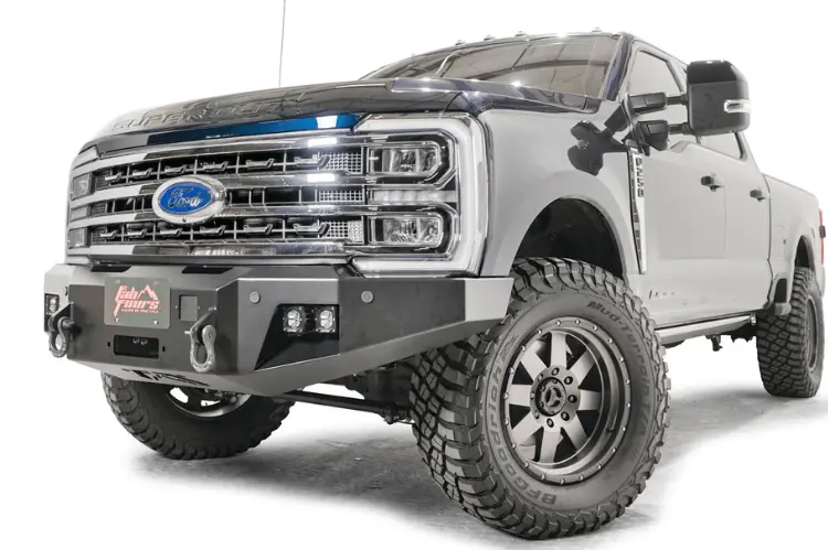 Fab Fours Fs23-A5951-1 Ford F250/F350 Superduty 2023-2025 New Premium Front Bumper Winch Ready No Guard 1