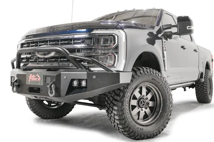 Fab Fours Fs23-A5952-1 Ford F250/F350 Superduty 2023-2025 New Premium Front Bumper Winch Ready Pre-Runner Guard 1