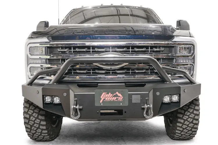 Fab Fours Fs23-A5952-1 Ford F250/F350 Superduty 2023-2025 New Premium Front Bumper Winch Ready Pre-Runner Guard 2