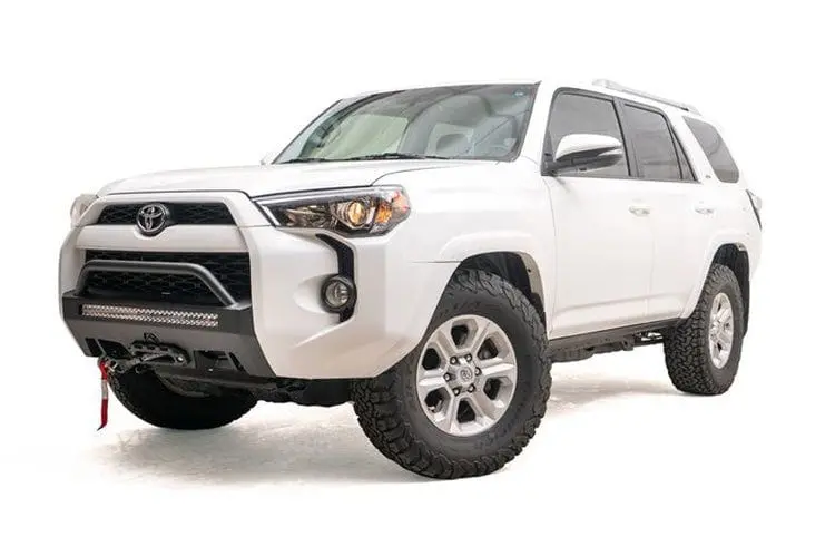 Fab Fours T4r-N4552-1 Toyota 4 Runner 2014-2024 Hidden Front Bumper Winch Ready Low Pre-Runner Guard 2