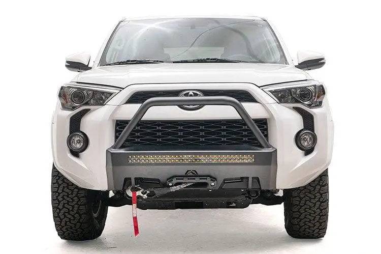 Fab Fours T4r-N4553-1 Toyota 4 Runner 2014-2024 Hidden Front Bumper Winch Ready High Guard 1
