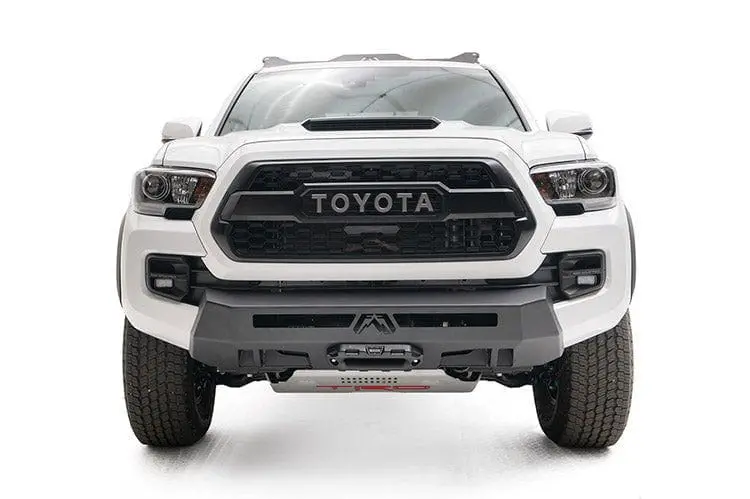 Fab Fours Tt16-N3652-1 Toyota Tacoma 2016-2023 Hidden Front Bumper Winch Mount Low Pre-Runner Guard 1
