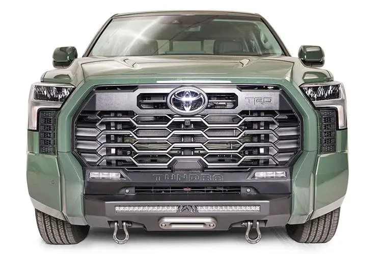 Fab Fours Tt22-N5451-1 Toyota Tundra 2022-2024 Hidden Front Bumper Winch Ready No Guard 1