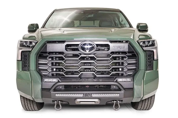 Fab Fours Tt22-N5452-1 Toyota Tundra 2022-2024 Hidden Front Bumper Winch Ready Pre-Runner Guard 1