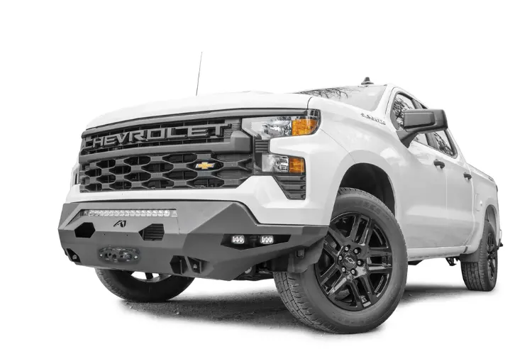 Fab Fours Cs22-X5651-1 Chevy Silverado 1500 2022-2026 Matrix Front Bumper Winch Ready No Guard 1