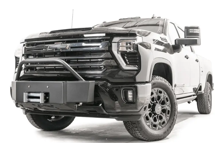 Fab Fours Ch24-N6160-1 Chevy Silverado 2500/3500 2024 Winch Mount Front Bumper Pre-Runner Guard 1