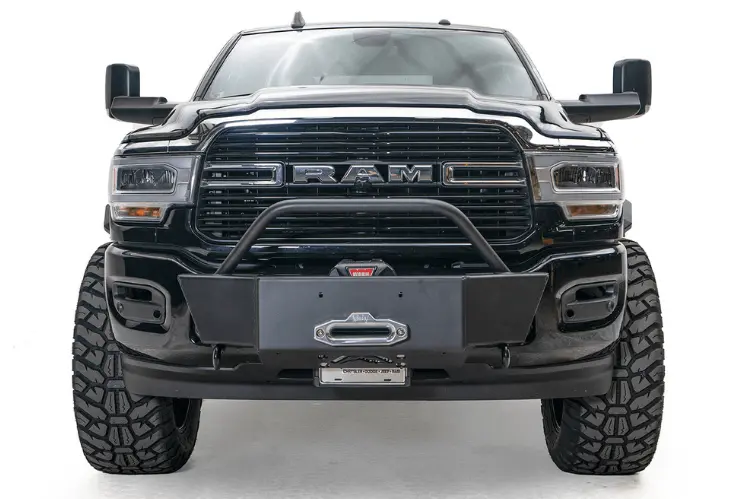 Fab Fours Dr10-N2460-1 Dodge Ram 4500/5500 2010-2018 Winch Mount Front Bumper Large Frame 1