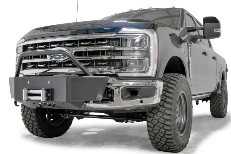 Fab Fours Fs23-N5960-1 Ford F250/F350 Superduty 2023-2024 Winch Mount Front Bumper Large Frame 1