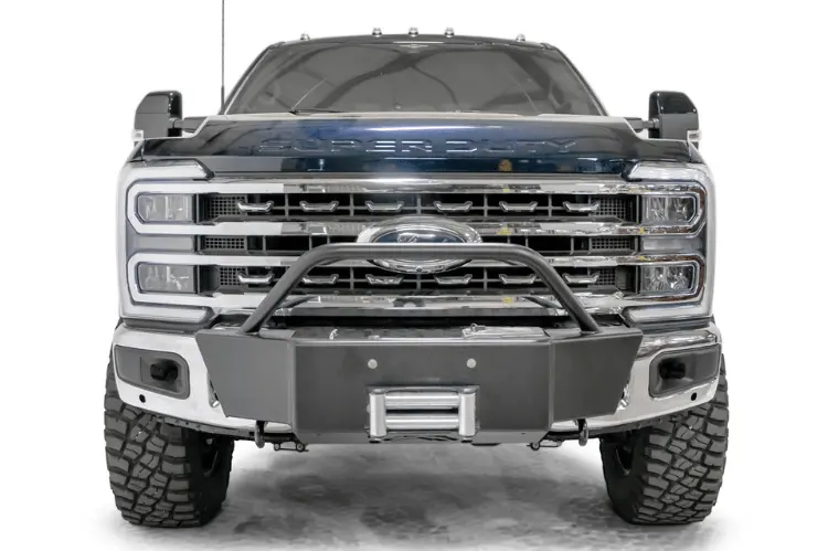 Fab Fours Fs23-N5960-1 Ford F250/F350 Superduty 2023-2024 Winch Mount Front Bumper Large Frame 2