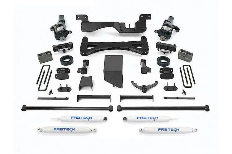 Fab Tech K1014 Chevy Silverado 2500Hd/3500Hd 2001-2010 6" Performance System With Performance Shocks 1