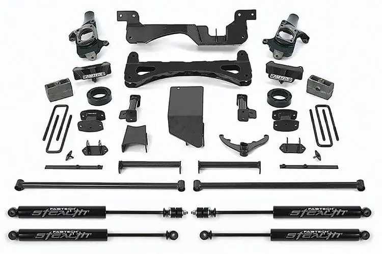 Fab Tech K1014m Chevy Silverado 2500Hd/3500Hd 2001-2010 6" Performance System With Stealth Shocks 1