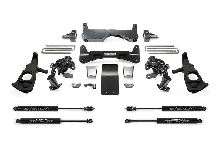 Fab Tech K1051m Gmc Sierra 2500Hd/3500Hd 2014-2018 6" Rts System With Stealth Shocks 1