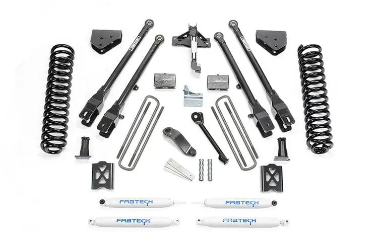 Fab Tech K20131 2005-2007 Ford F250 Super Duty 6" 4 Link System With Performance Shocks 1