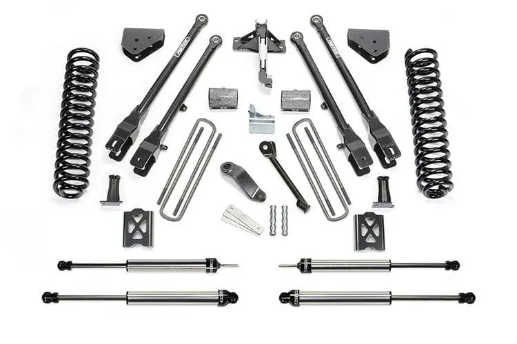 Fab Tech K2013dl 2005-2007 Ford F250 Super Duty 6" 4 Link System With Dirt Logic Shocks 1