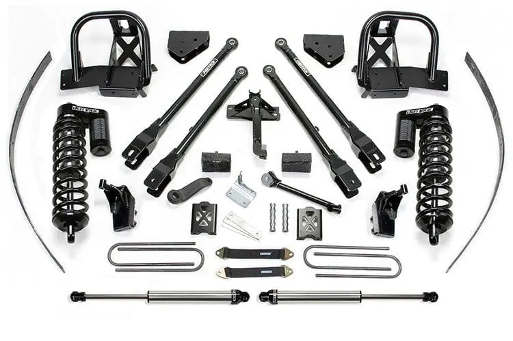 Fab Tech K2036dl 2008-2010 Ford F250 Super Duty 8" 4 Link System With Dirt Logic 4.0 Coilovers & Rear Dirt Logic Shocks 1