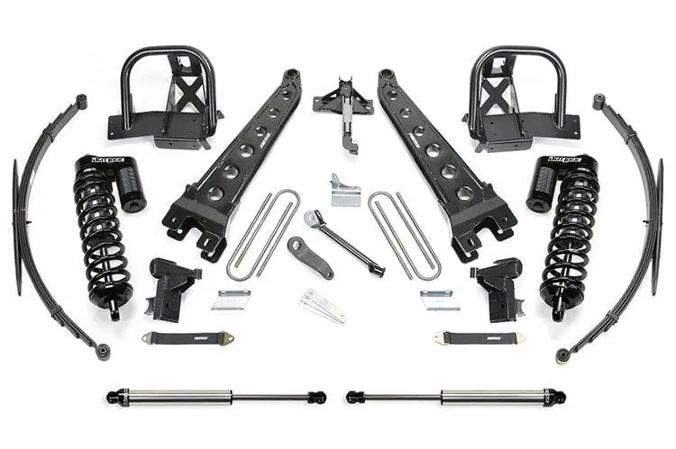 Fab Tech K2066dl 2008-2010 Ford F250 Super Duty 8" Radius Arm System With Dirt Logic 4.0 Coilovers & Rear Dirt Logic Shocks 1