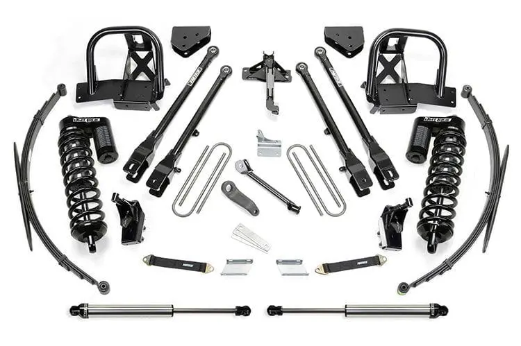 Fab Tech K2068dl 2008-2010 Ford F250/F350 Super Duty 8" 4 Link System With Dirt Logic 4.0 Coilovers & Rear Dirt Logic Shocks 1