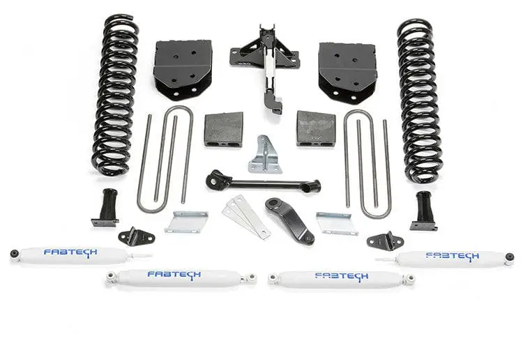 Fab Tech K2118 2008-2016 Ford F250 Super Duty 6" Basic System With Performance Shocks 1